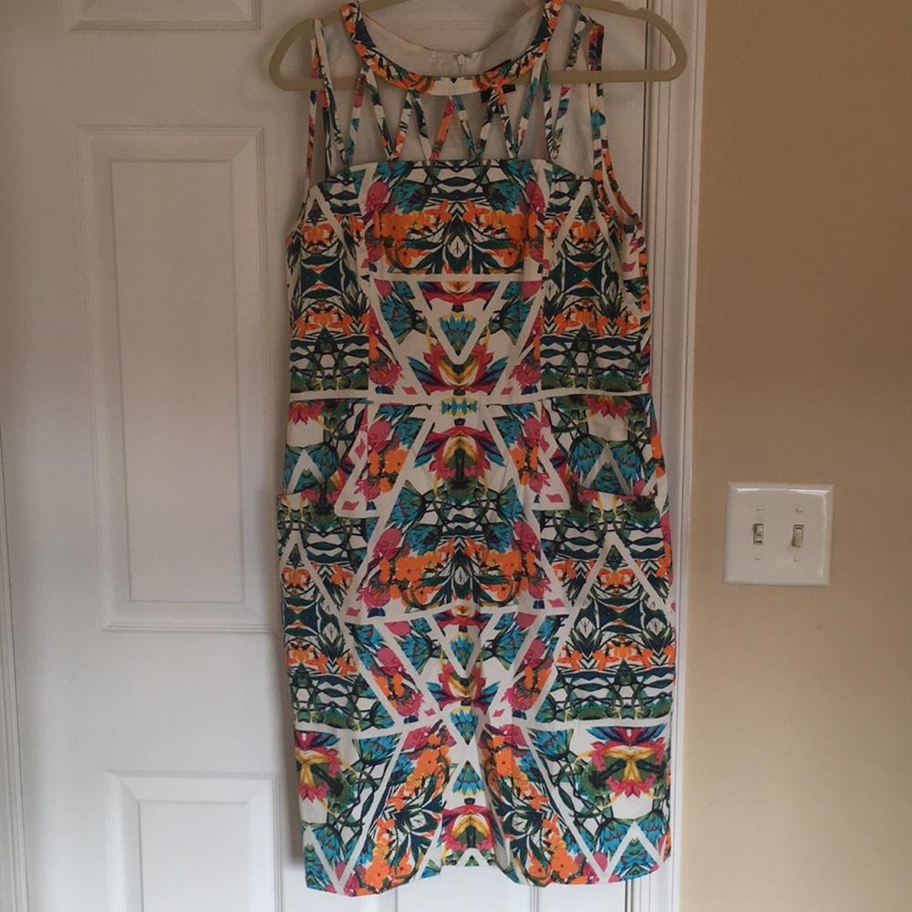 Adrianna papell tropical dress